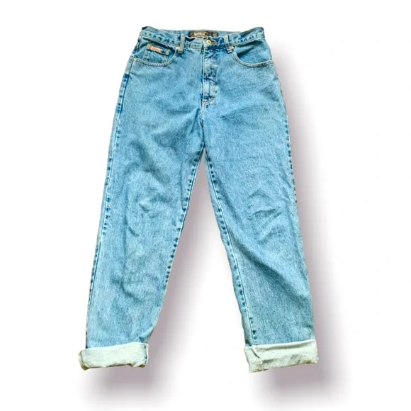 Mens Easy Fit Blue Denim Jeans - Picture 2 of 7